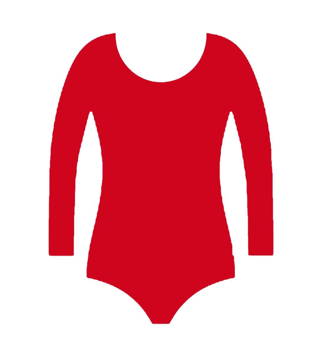 Girls Cotton Full Sleeve Leotard Ballet Dance Gym Bodysuit UK 3-13 Years - Labreeze