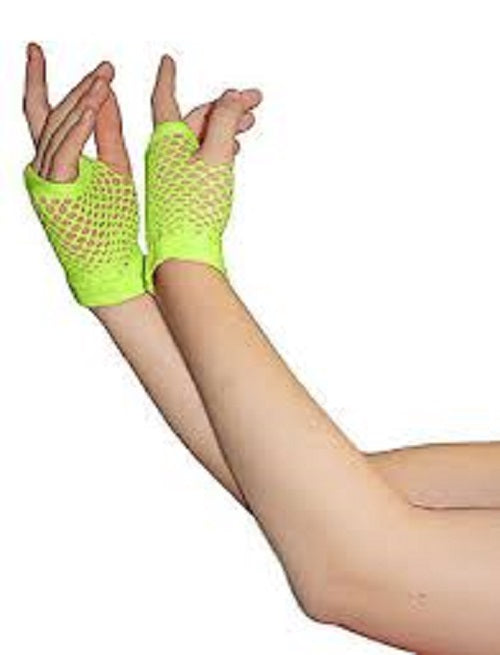 Fingerless Short Fishnet Gloves - Edgy Elegance for a Statement Look