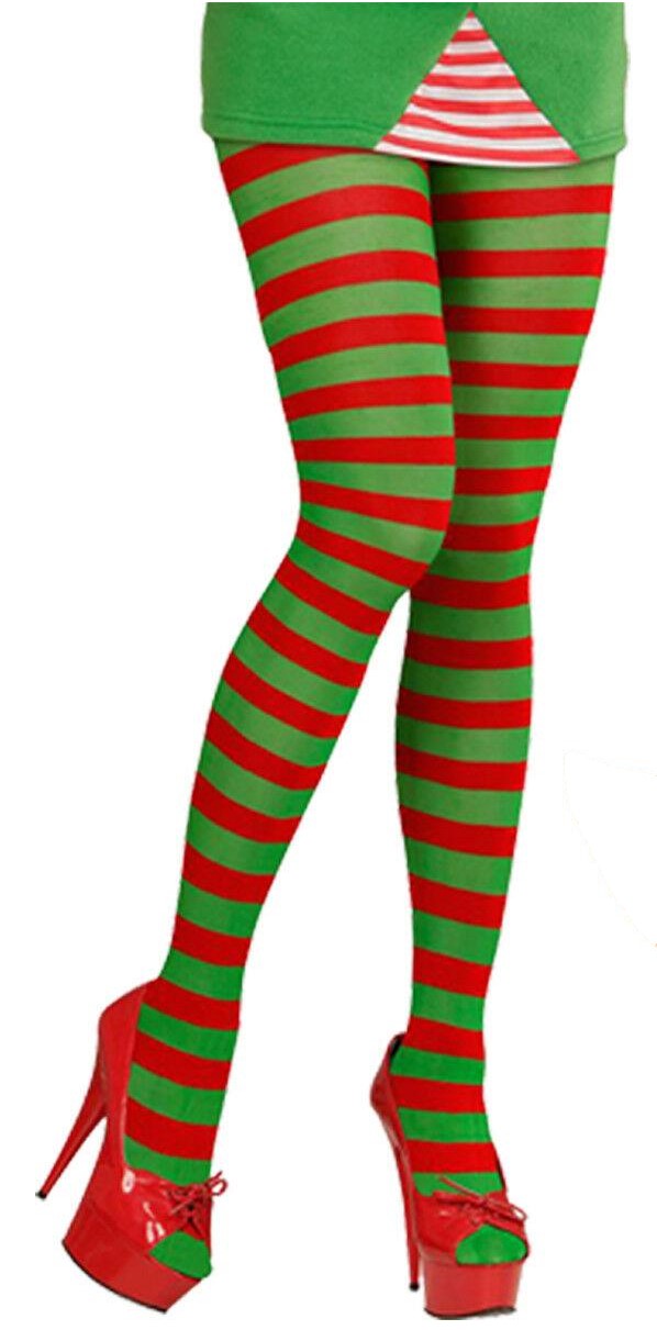 Santa Helper Sparkly Elf Hat Socks Ears Red Shoe Covers Christmas Fancy Dress - Labreeze