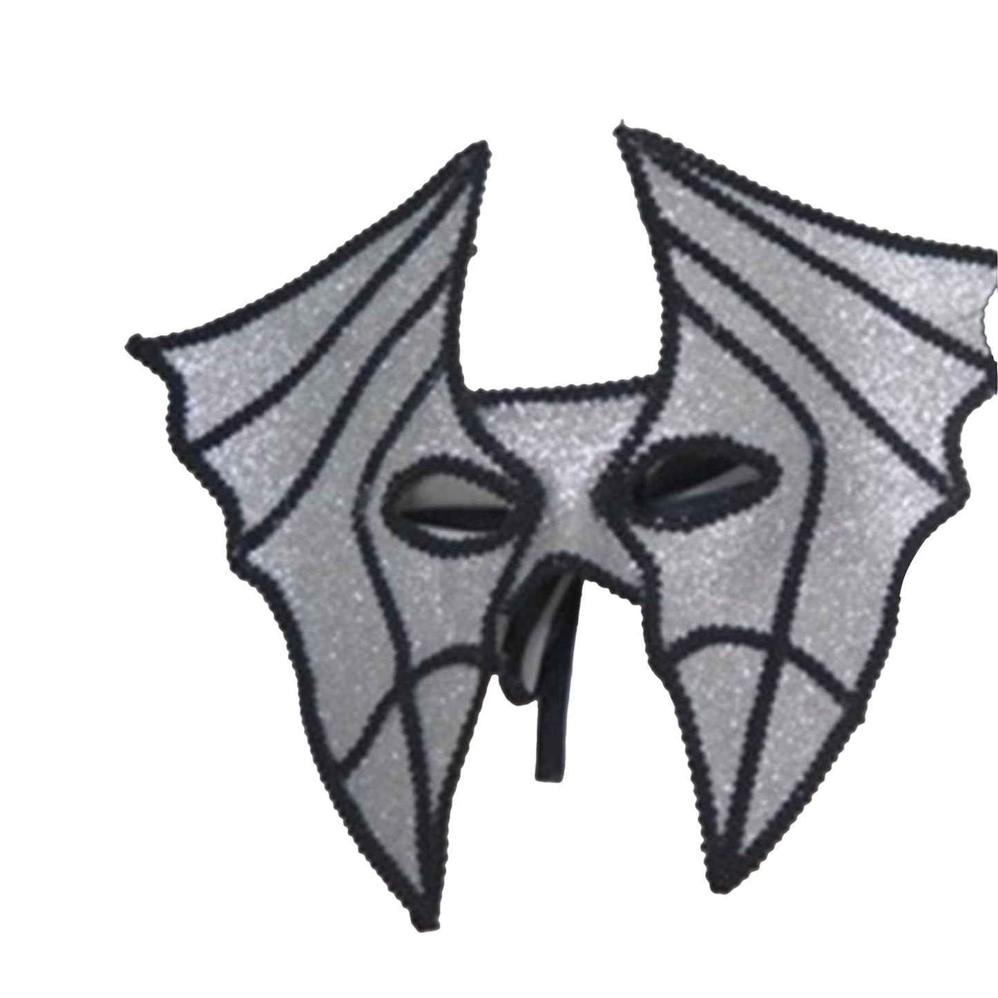 Silver Bat Masquerade Mask Women’s Horror Fancy Dress Party Costume Face Mask - Labreeze