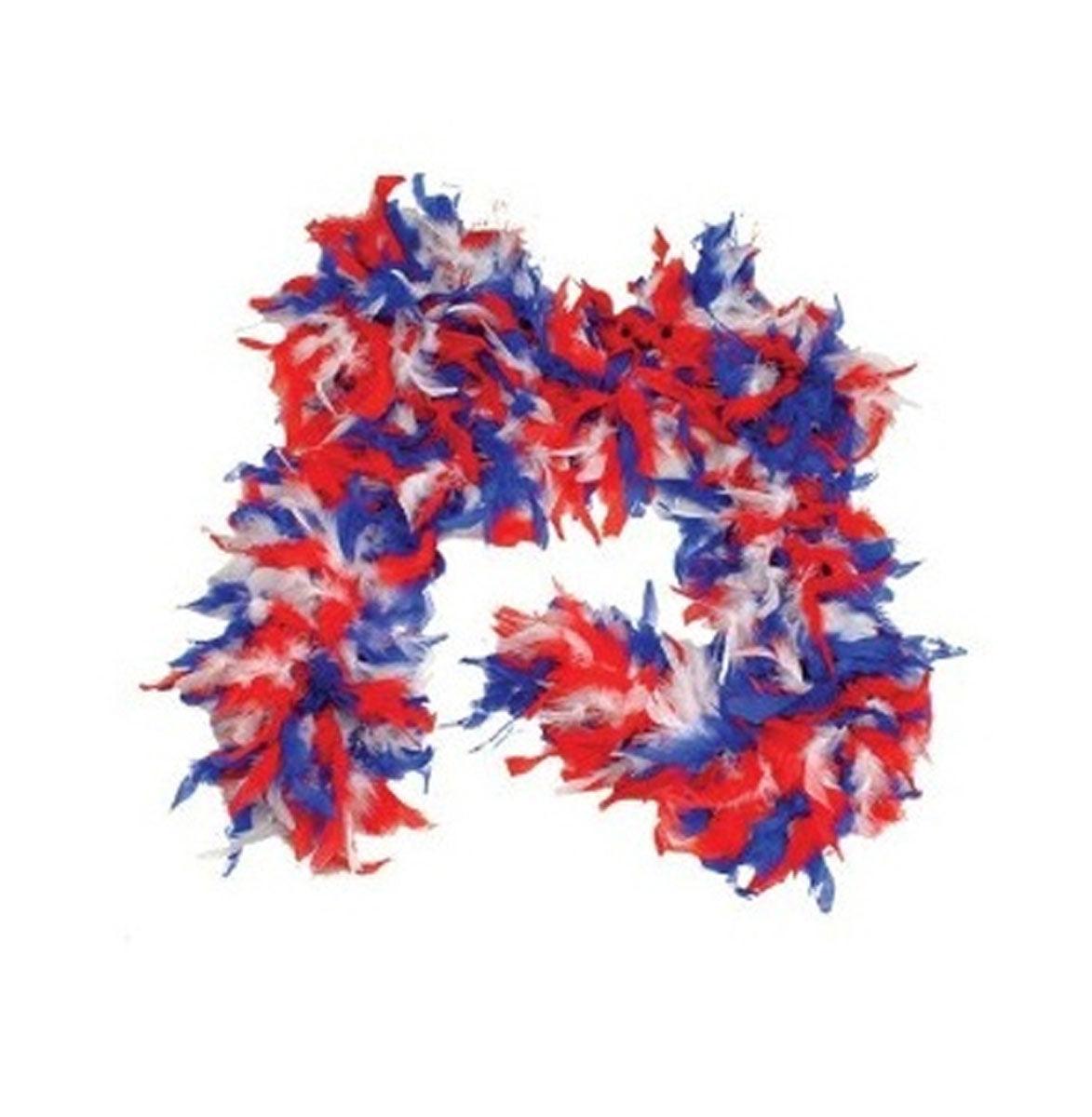 Exact included product: Union Jack Feather Boa