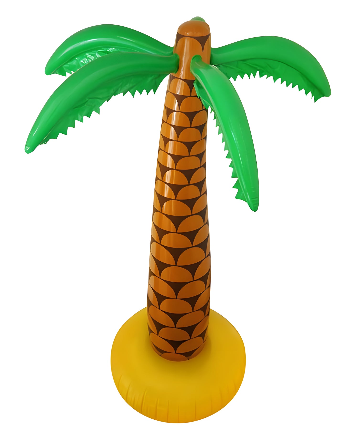 Inflatable Palm Tree 168 Cm & Beach Ball Set - Multicolour Luau Hawaiian Tropical Summer Party Decorations, Blow Up Palm Tree, Fun Beach Theme Party Supplies