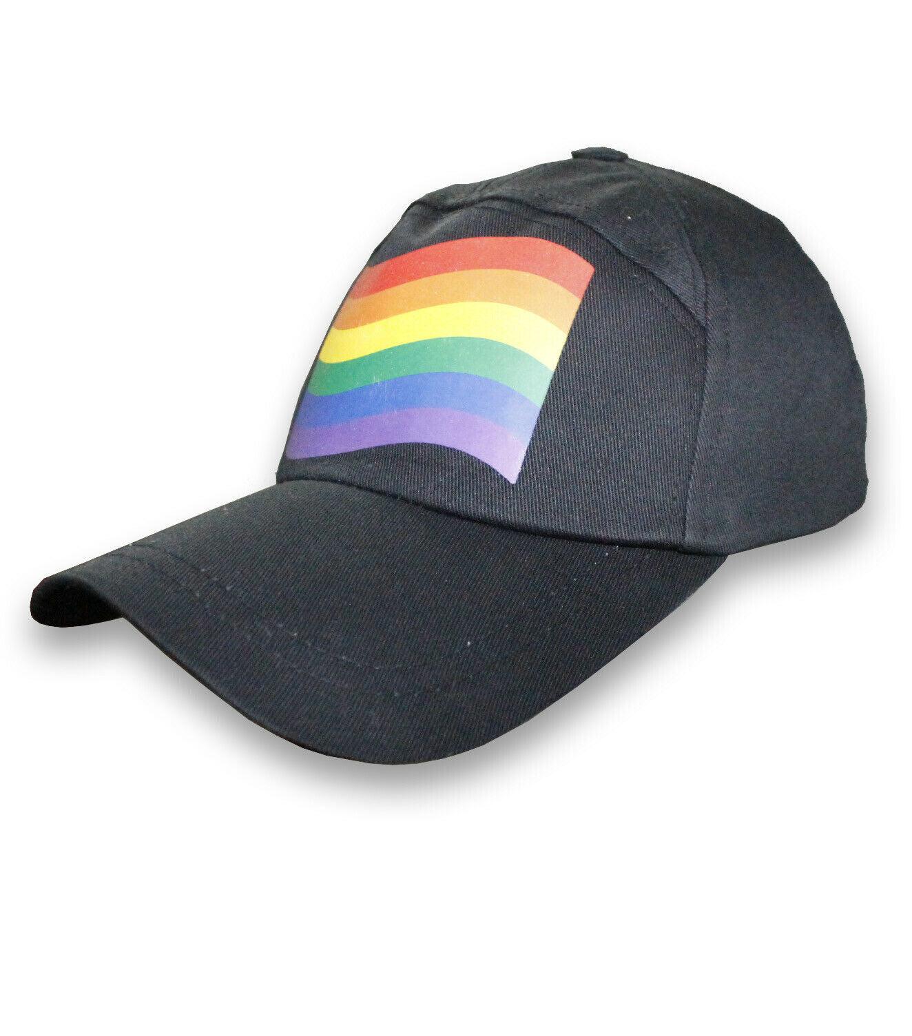 Adults Gay Pride Rainbow Baseball Cap Festival Party Parade LGBT Flag Hat - Labreeze