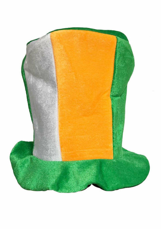 Adults St Patrick's Day Irish Top Hat Tricolour Ireland Supporter Unisex Headwea - Labreeze