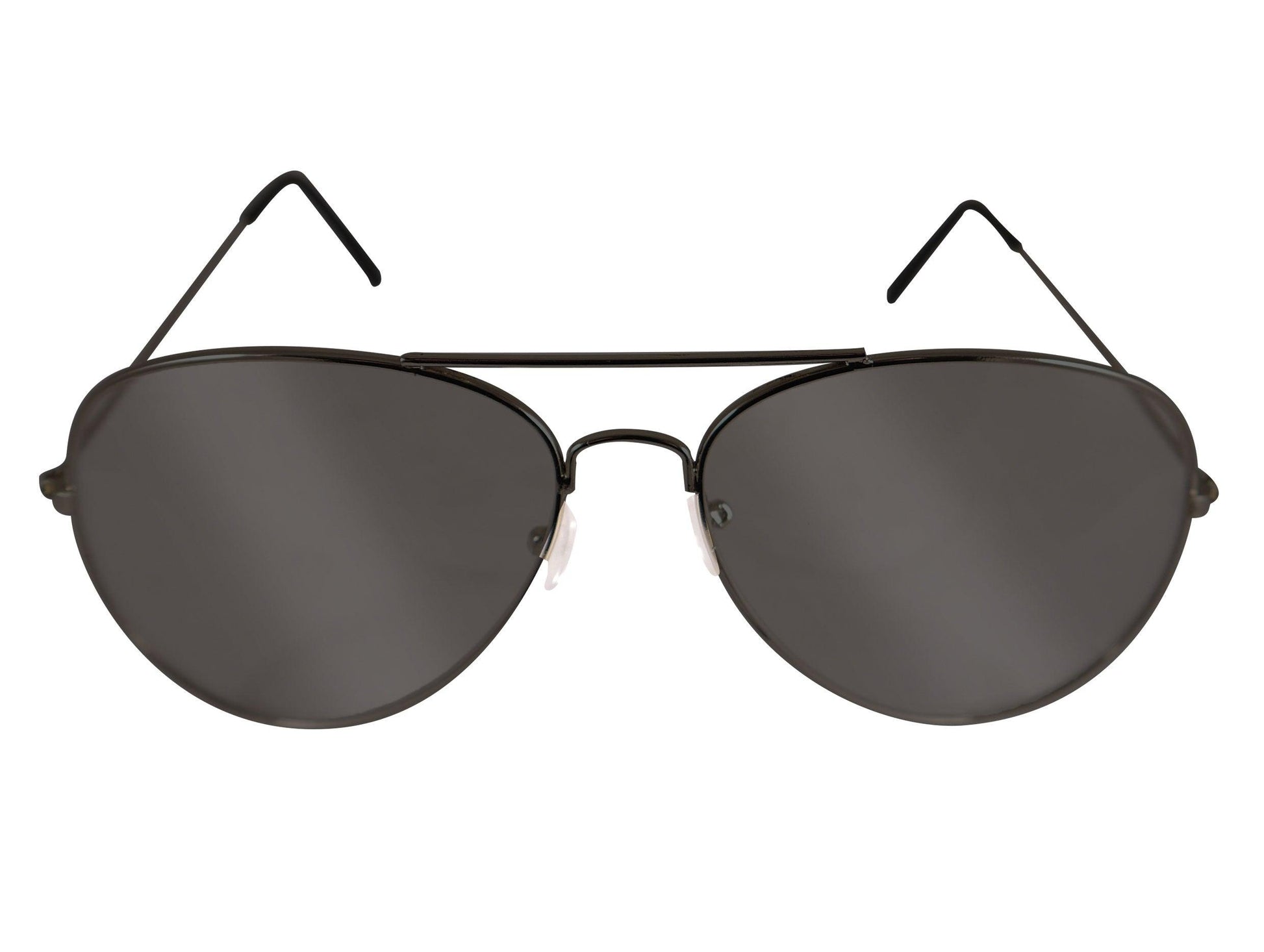 Captain Satin Hat White with Pop Icon Glasses Navy Captain Sailor Fancy Dress Costume - Labreeze