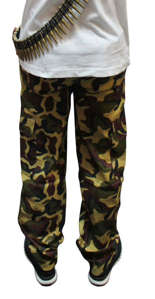 Children Kids Camouflage Trousers Boys Military Cargo Armed Forces Pants - Labreeze