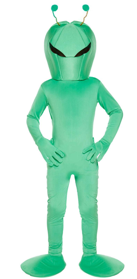 Children Kids Green Alien Costume Fancy Dress costume Complete Outfit - Labreeze