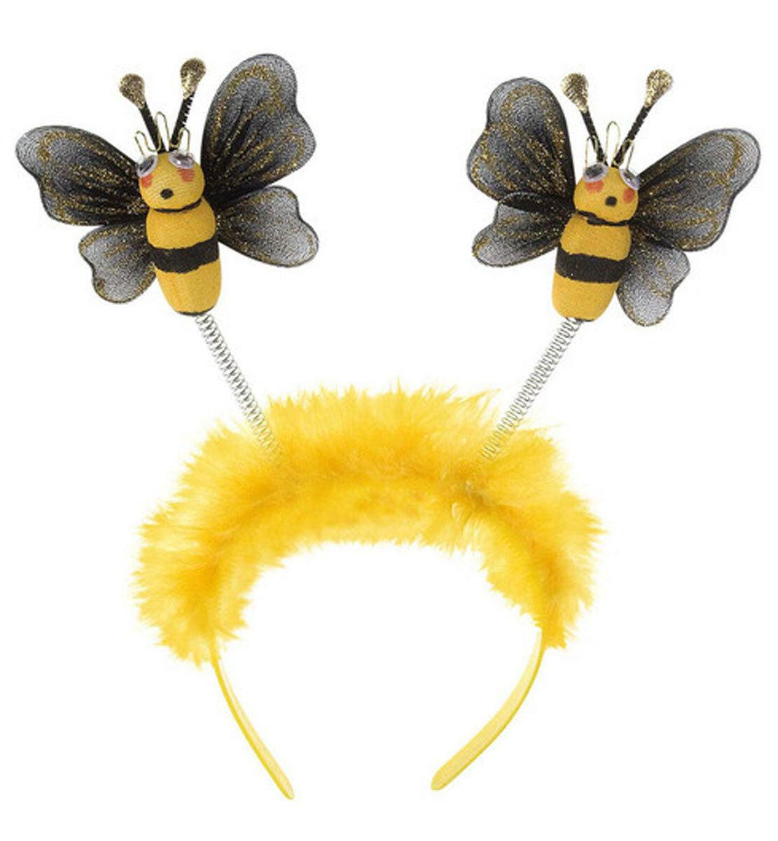 Children’s Adult Girls Bumble Bee Head Boppers Fancy Dress Accessory - Labreeze