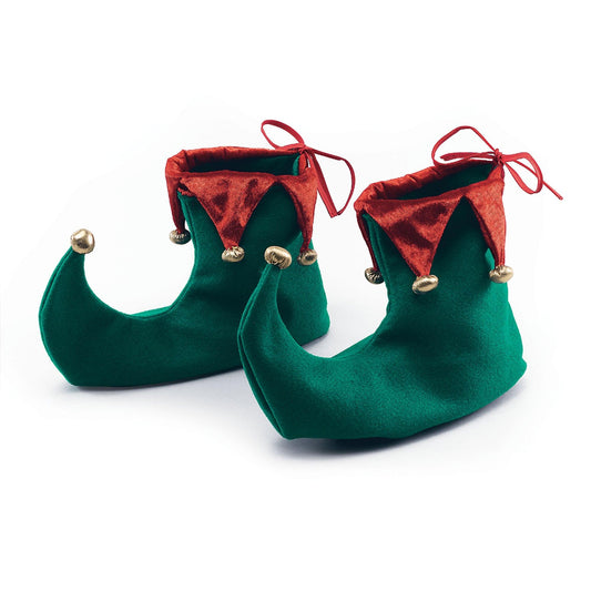 CHRISTMAS Elf festive panto helper shoes Mens Ladies Fancy Dress one size - Labreeze