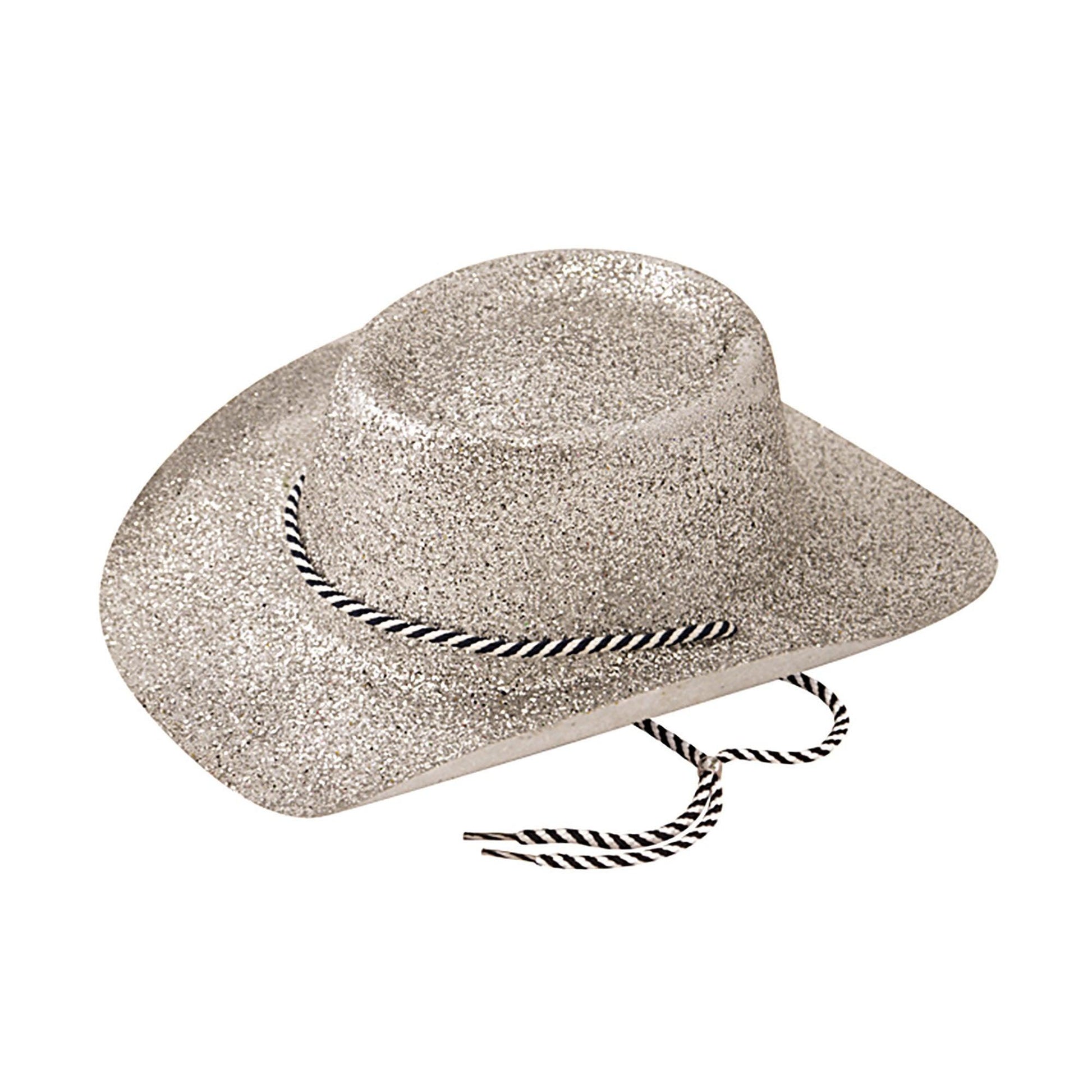 Cowboy Hat Glitter Silver - Labreeze