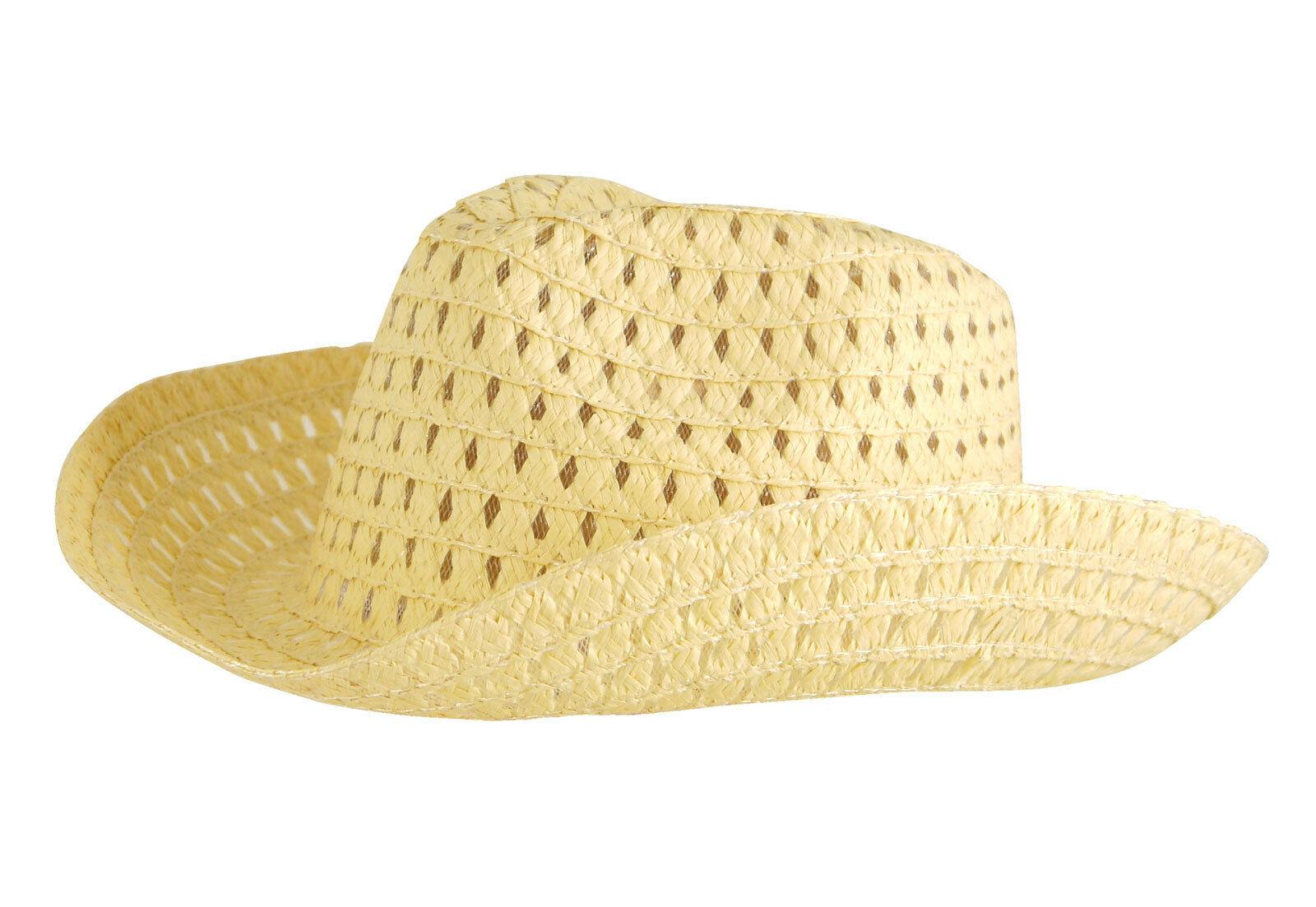 Easter Bonnet Boys Girls Cowboy Straw Hat Unisex Decoration Childrens Parades - Labreeze