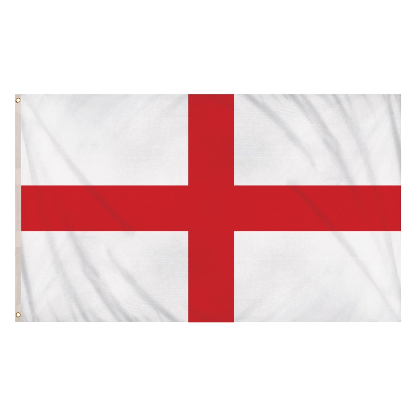 England St George's Cross Flag 5ft x 3ft Double Stitched Seam Metal Eyelets Polyester Flag - Labreeze
