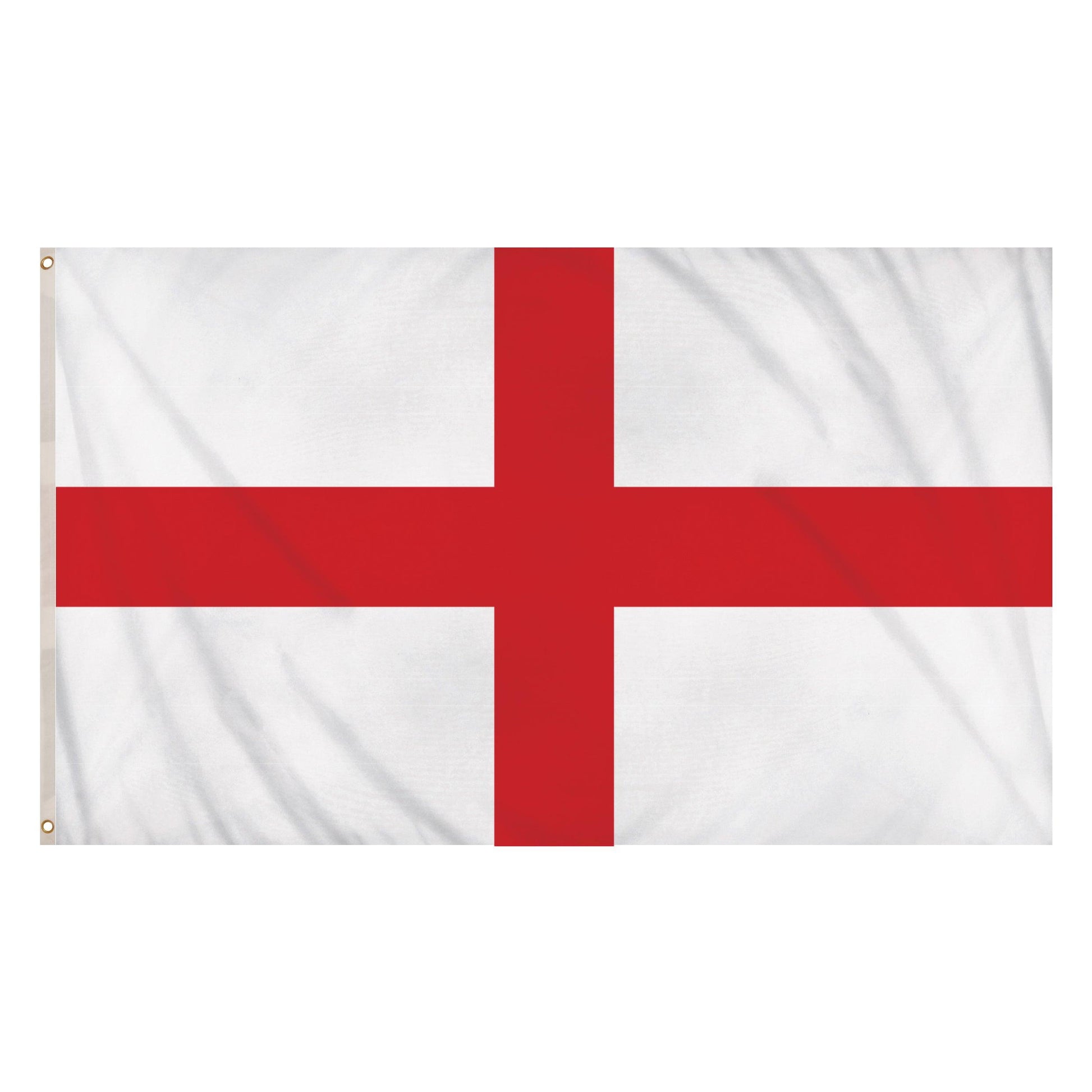England St George's Cross Flag 5ft x 3ft Double Stitched Seam Metal Eyelets Polyester Flag - Labreeze