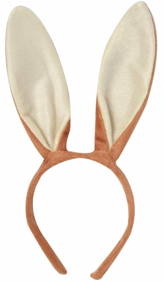 Fabric Bunny Rabbit Ears on Aliceband Ladies Fancy Dress Party Headband