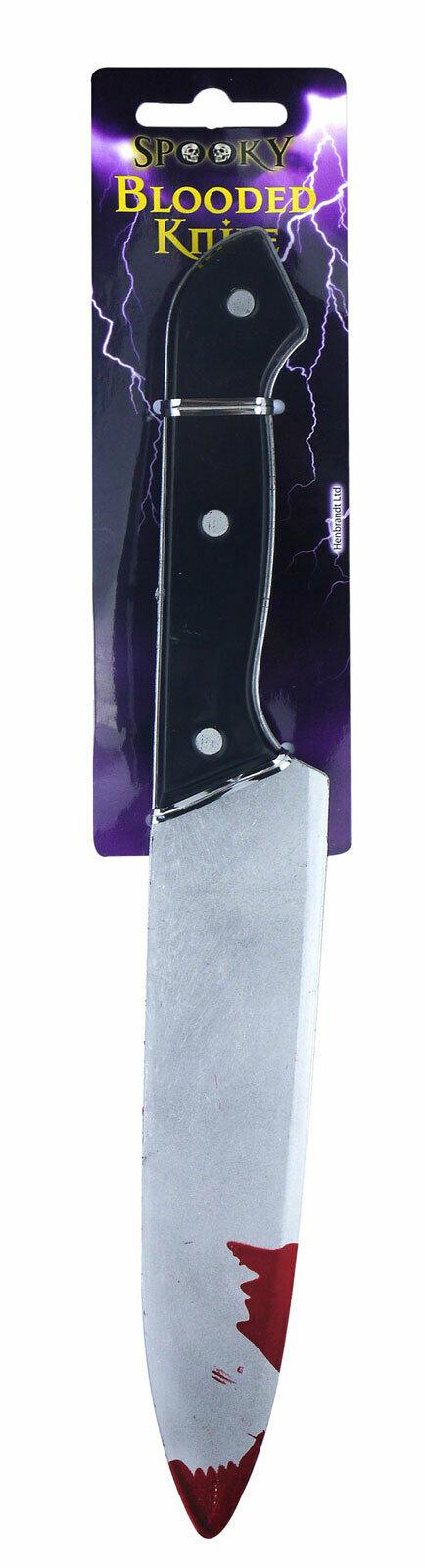Fake Blooded Knife Weapon Halloween Horror Killer Party Decoration Prop - Labreeze