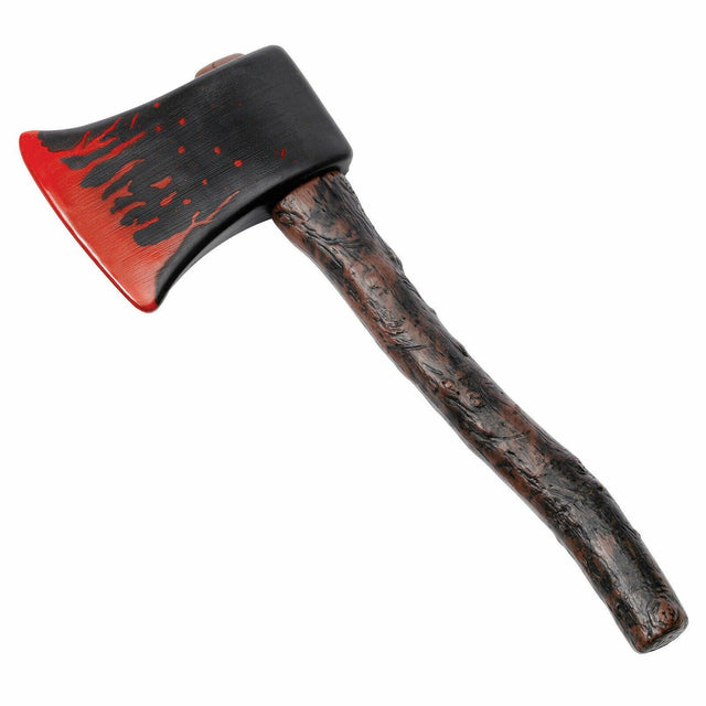 Bloody Plastic Axe Prop 42cm – Halloween Horror Fancy Dress Weapon