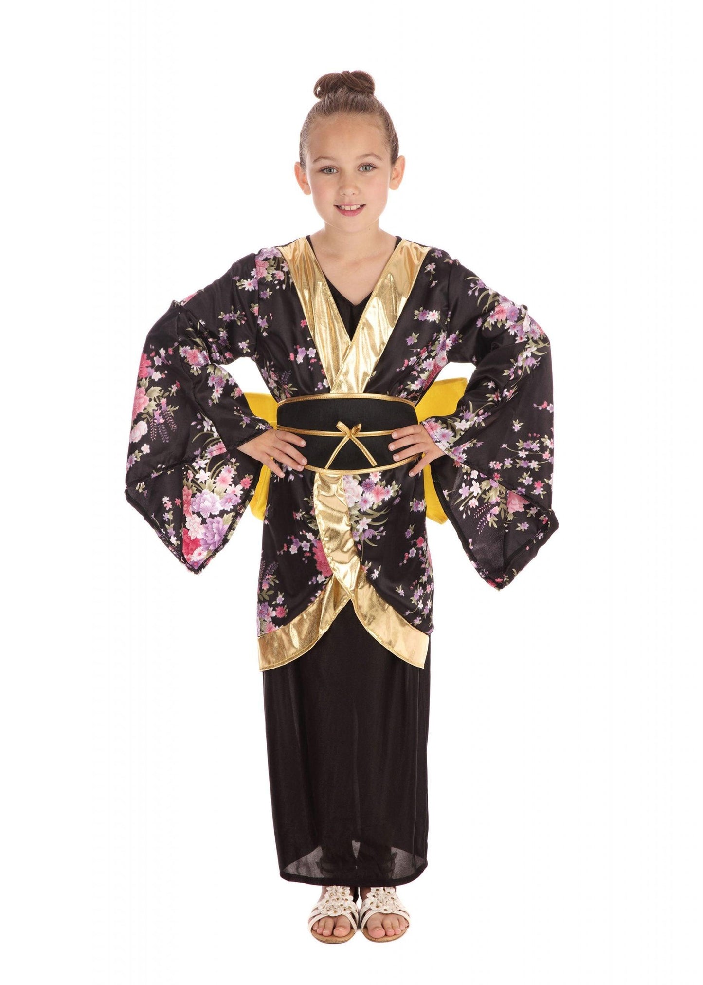 GIRLS Geisha Girl Japanese Kimono Fancy DRESS COSTUME - Labreeze