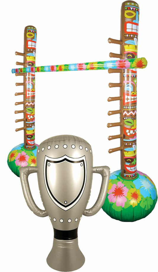 Hawaiian Inflatable Limbo Tropical Bar Game & Champion Trophy Party Supply - Labreeze