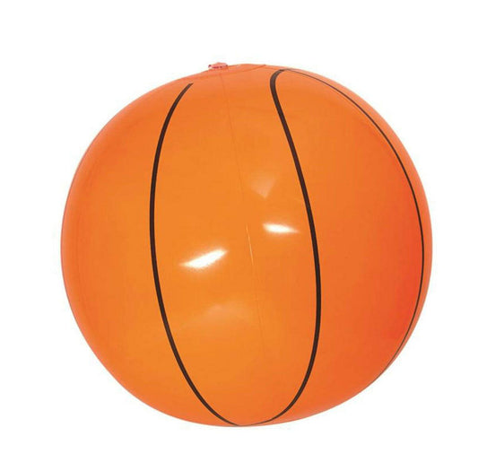 Inflatable Basketball Orange Beach Party Blow up Fancy Dress Sports Toy - Labreeze