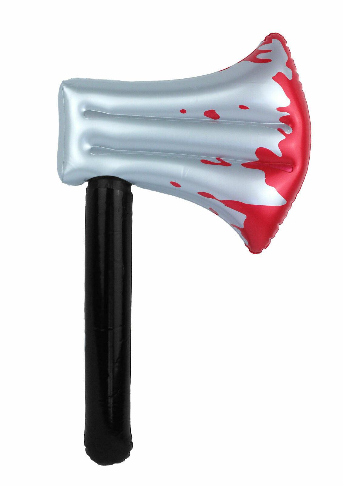 Inflatable Bloody Axe 40 Cm Blow Up Spooky Toy Halloween Party Decoration Prop - Labreeze