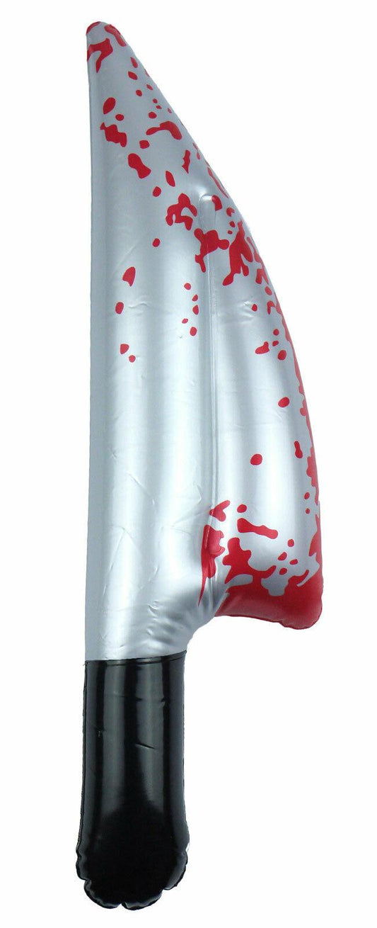 Inflatable Bloody Knife 40 Cm Blow Up Toy Halloween Spooky Horror Party Decor - Labreeze