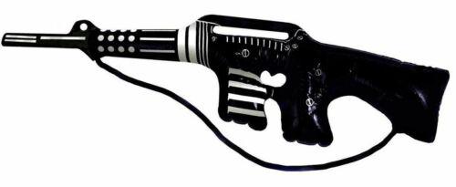 Inflatable Machine Gun 90cm Blow Up Black Army Soldier Fancy Dress - Labreeze