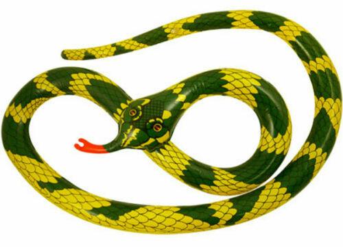 Inflatable Snake 30cm Long Blow up Toy Jungle Animal Fancy Dress Accessory - Labreeze
