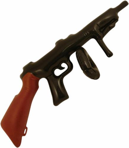 Inflatable Tommy Gun 80cm Blow Up Gangster Fancy dress Accessory - Labreeze