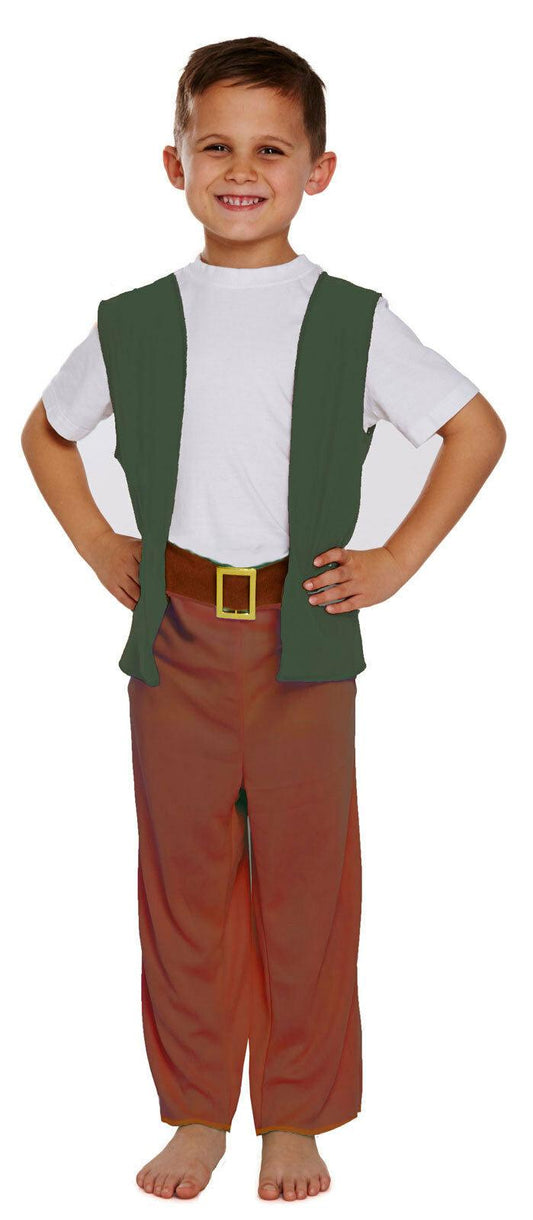 Kids Big Friendly Giant Costume Trouser Belt Waistcoat Boys Fancy Dress Outfit - Labreeze