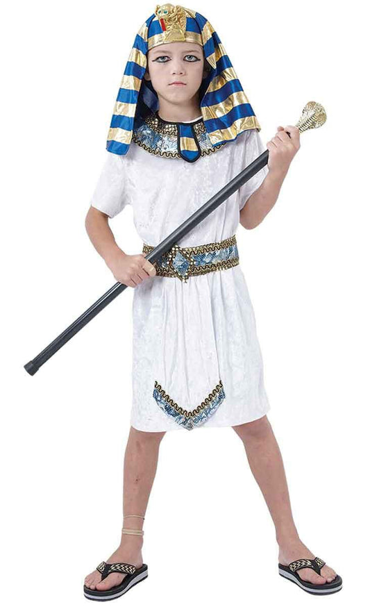 Kids Boys Egyptian Tutankhamen Pharaoh children Costume Fancy Dress Outfit - Labreeze