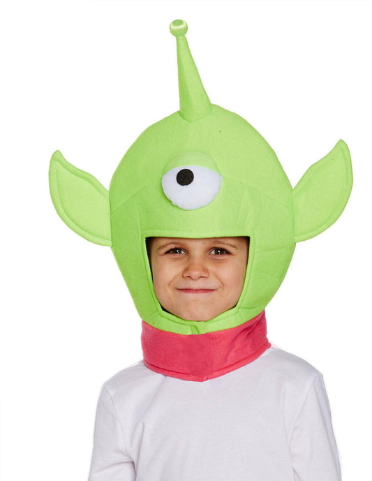 Kids Boys One Eyed Monster Hat Child Space Alien Story Fancy Dress - Labreeze