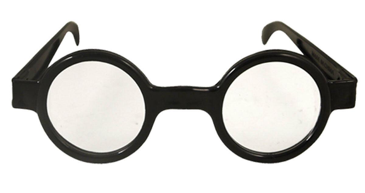 Kids Wizard Black Cape Nerd Glasses Magic Wand Book Week Fancy Dress Accessories - Labreeze