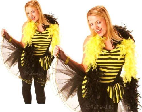 Ladies BUMBLE BEE Fancy Dress Costume Adult Insect Party Women's Lady Bug Outfit - Labreeze