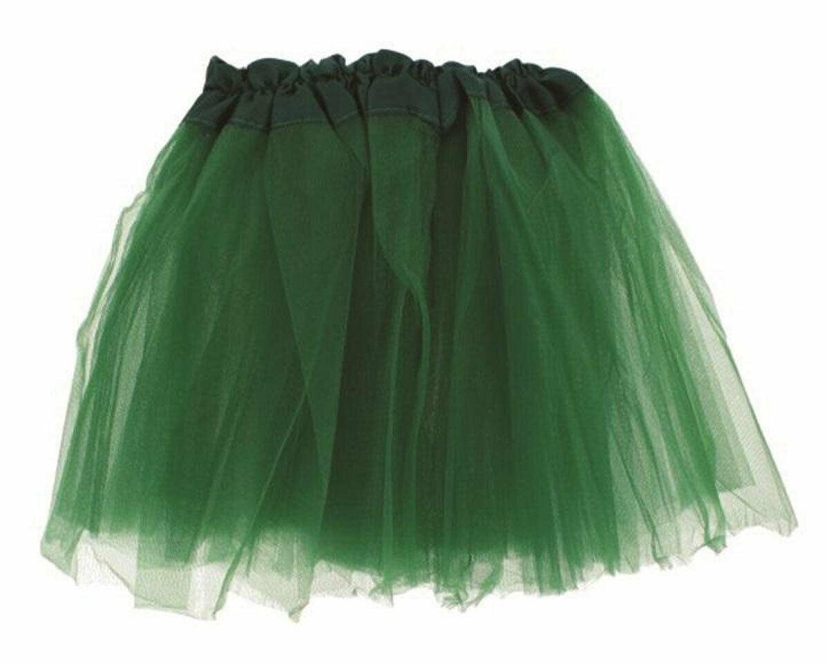 Ladies Girls 2 Layered Tutu Net Skirt with Satin Band 1980’s Party Fancy Dress - Labreeze