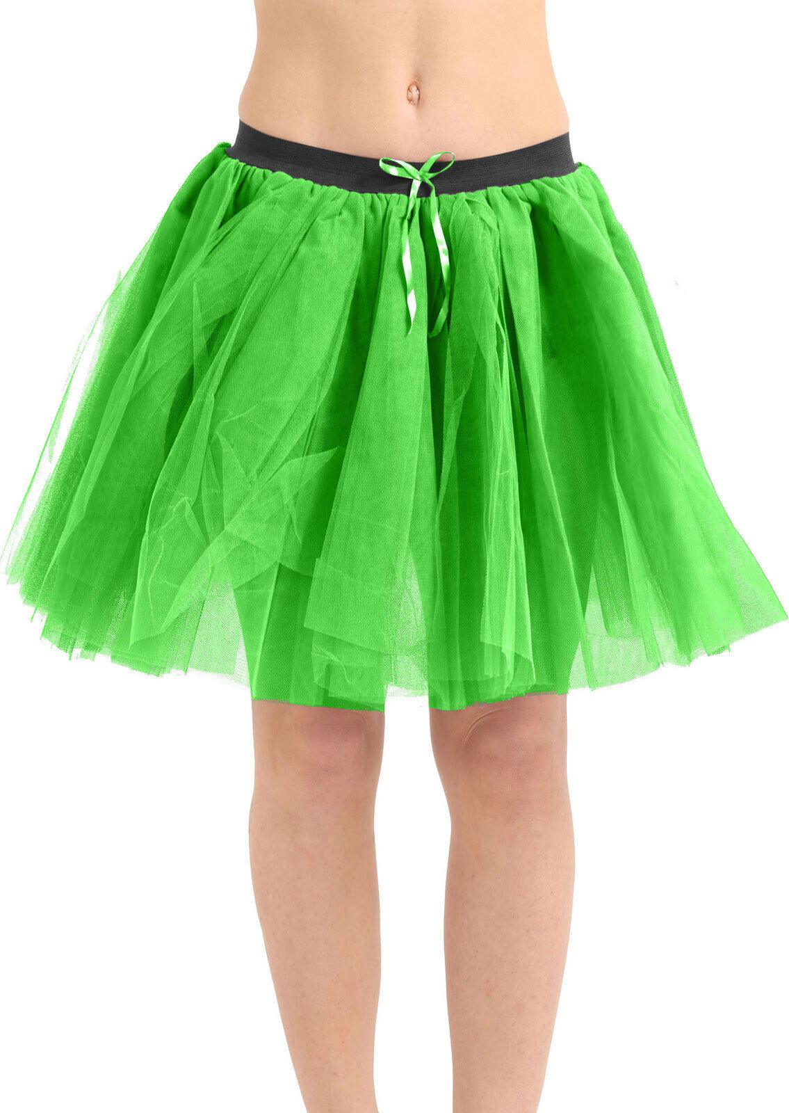Ladies Girls 3 Layers 18 inches Tutu Skirt 80’s Hen Night Dance Wear Party Skirt - Labreeze
