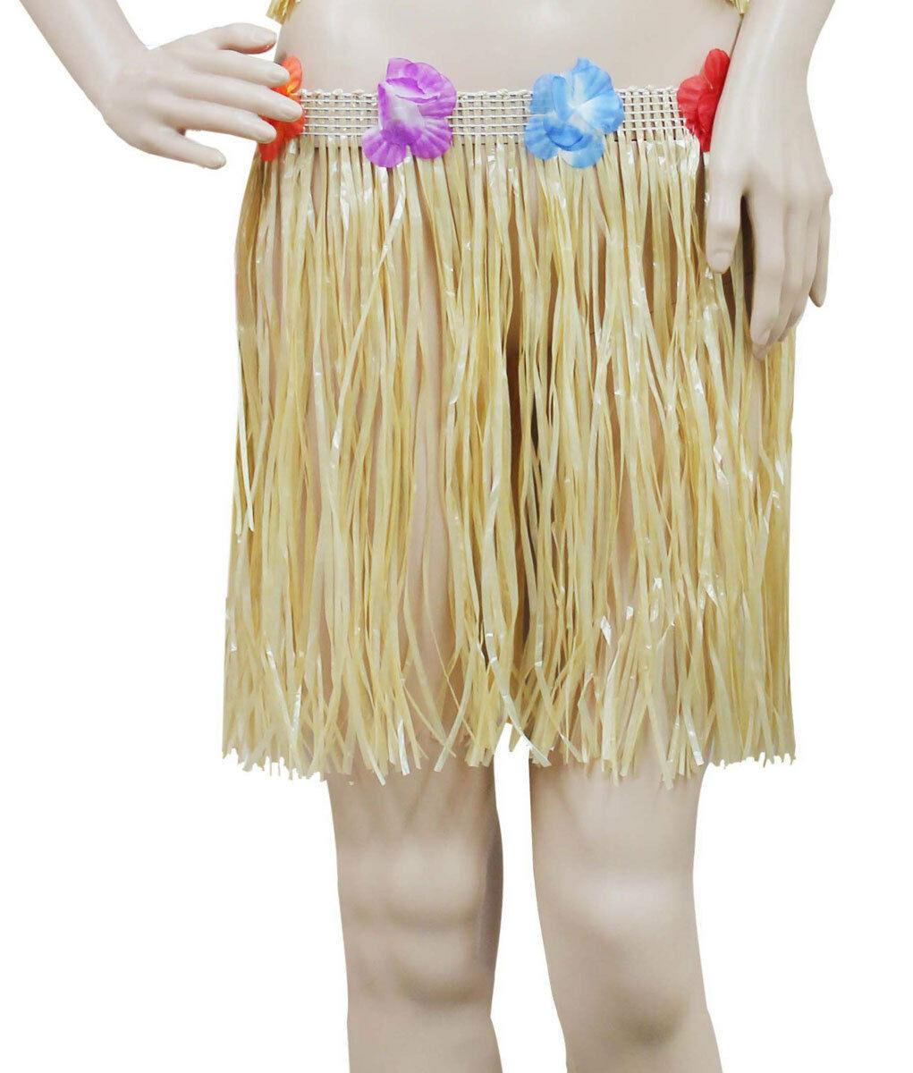 Ladies Hawaiian Inflatable Hula Skirt Bra Beach Party Summer Holiday Outfit - Labreeze