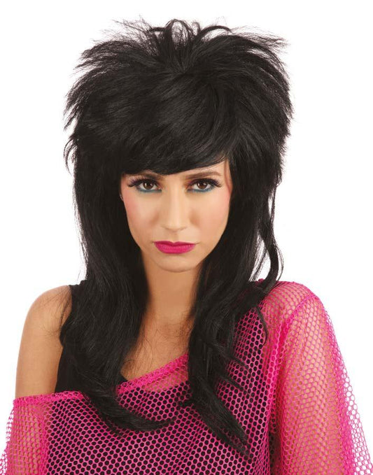 Ladies Wig Long Black - Labreeze