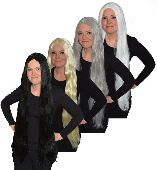 Ladies Womens Long Scary 36 Inches Wig Halloween Fancy Dress Accessory - Labreeze
