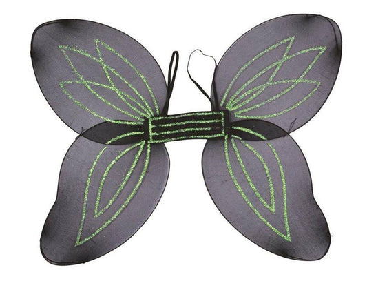 Large Black Angel Fairy Pixie Wings Dressing Up Fairy Tale Fancy Dress - Labreeze