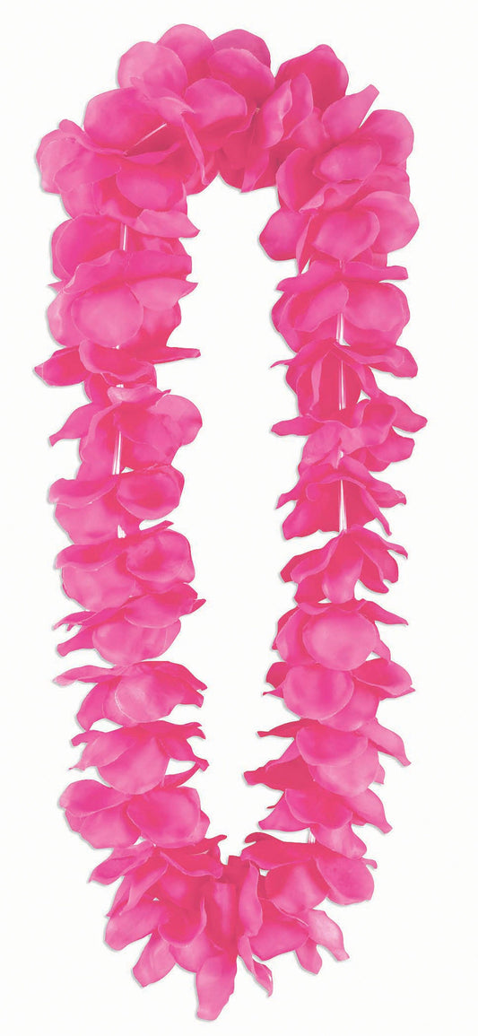 Lei Fluorescent Pink Large Petals - Labreeze