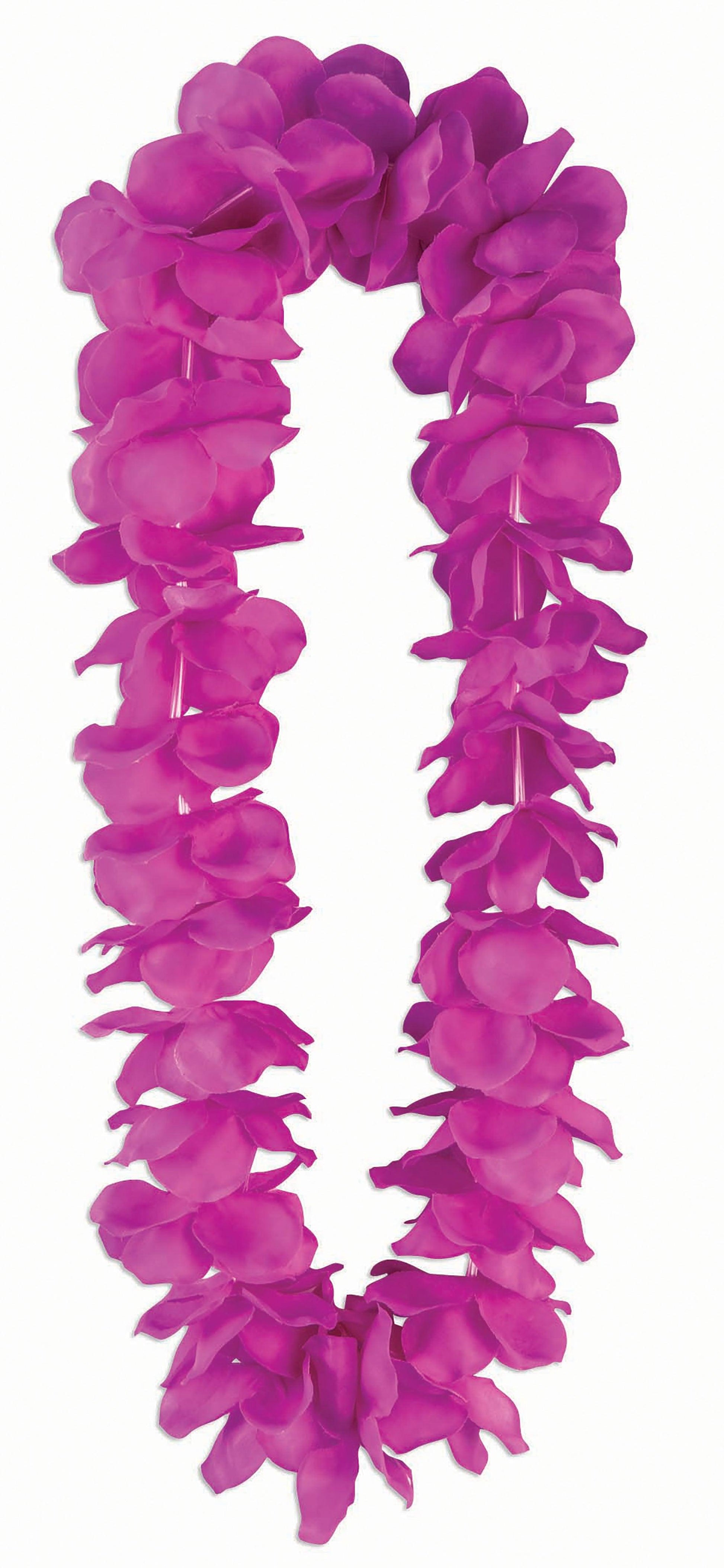 Lei Fluorescent Purple Large Petals - Labreeze