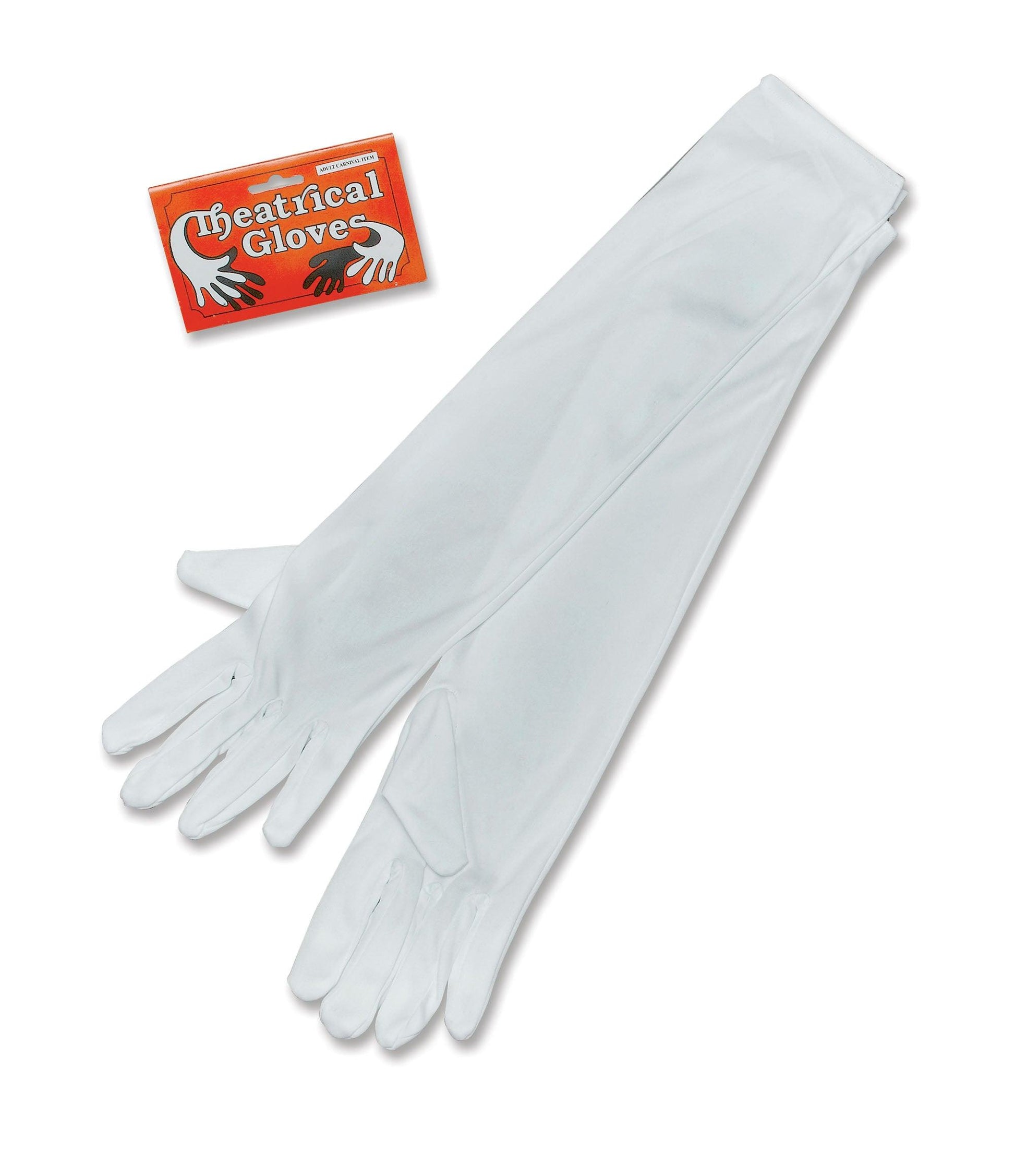 Long Opera Gloves White - Labreeze