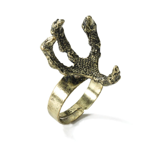 Medieval Fantasy Claw Dragon Ring - Labreeze