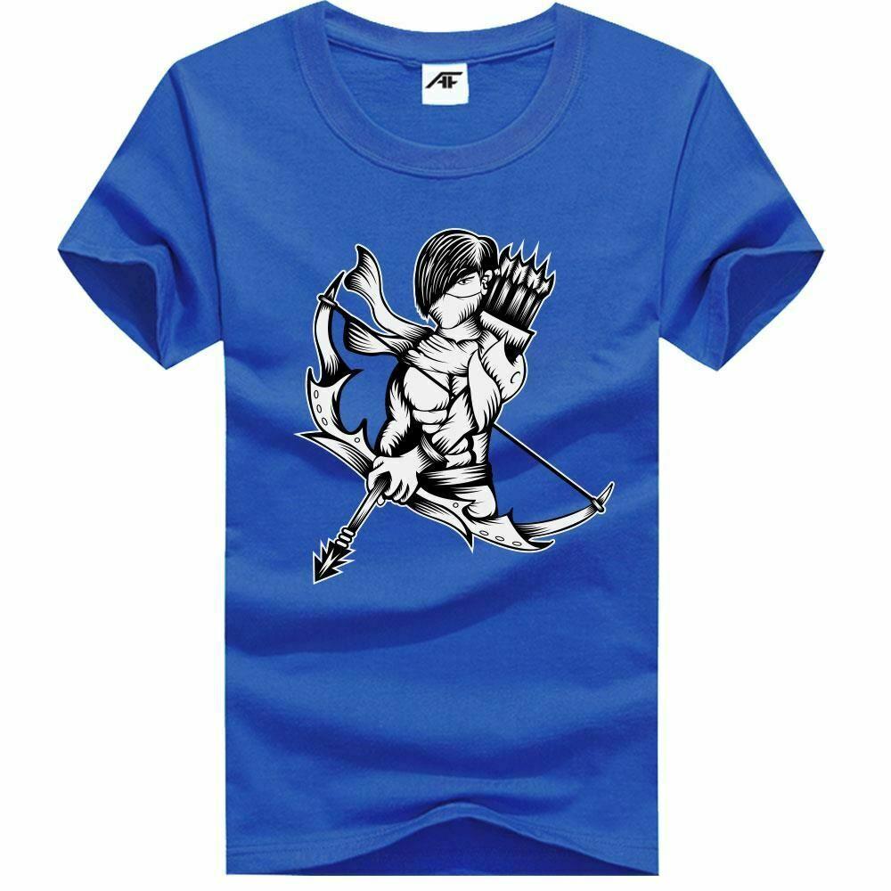 Men’s Hero Marksman Printed Graphic T-Shirt Boys Short Sleeve Cotton Top - Labreeze