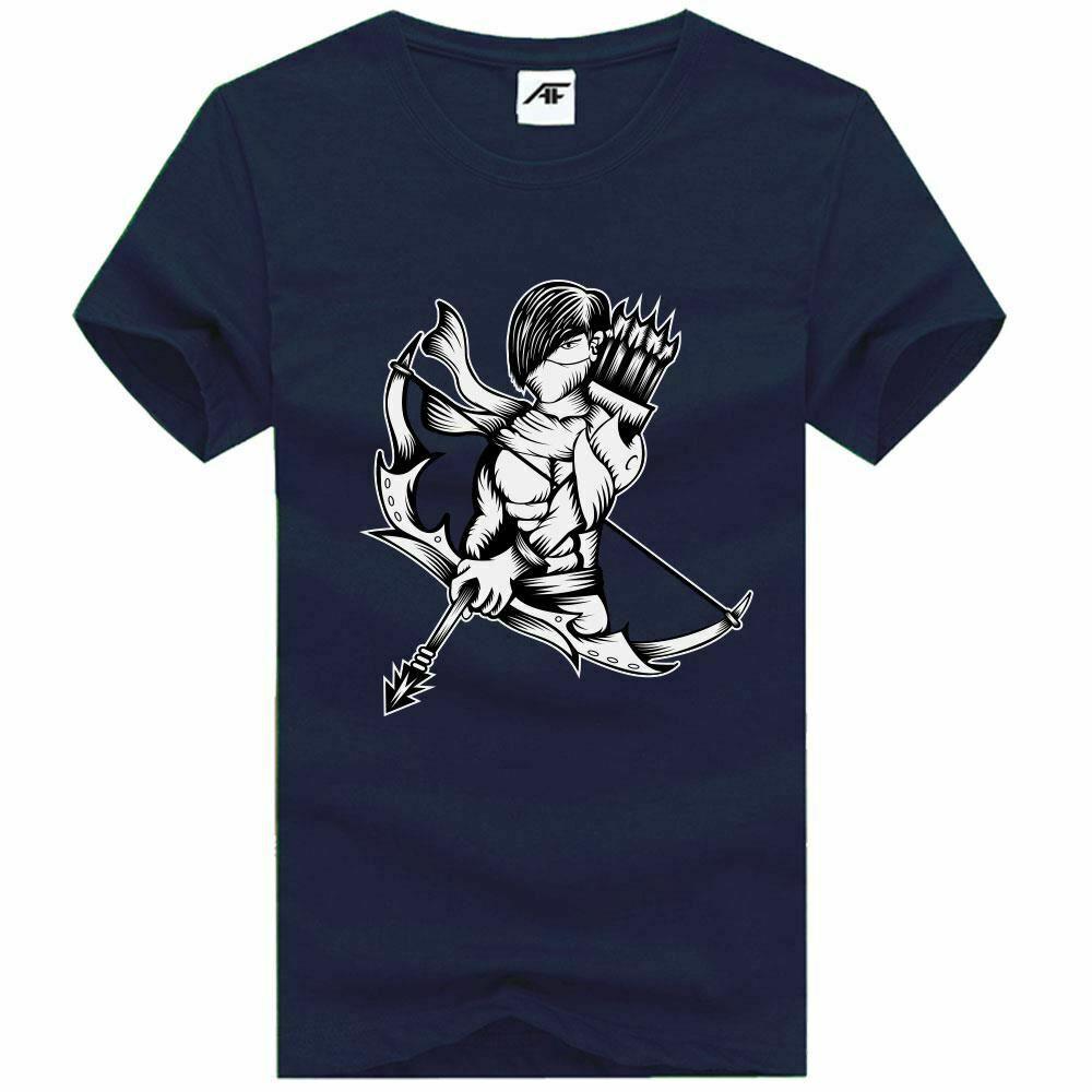 Men’s Hero Marksman Printed Graphic T-Shirt Boys Short Sleeve Cotton Top - Labreeze