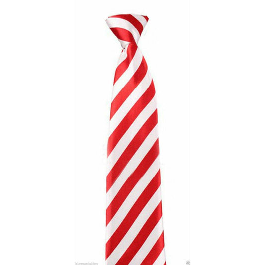 Men’s Solid Color stripped & Stripe Satin Slim Skinny Tie Necktie - Labreeze