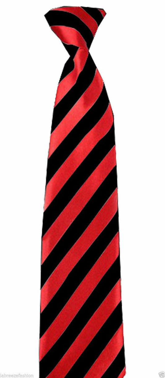 Men’s Solid Color stripped & Stripe Satin Slim Skinny Tie Necktie - Labreeze