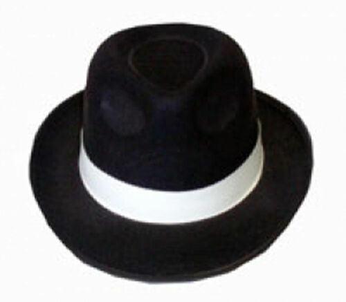 Mens Boys 1920s Gangster Tuxedo T Shirt Gun & Hat Fancy Dress Outfit - Labreeze