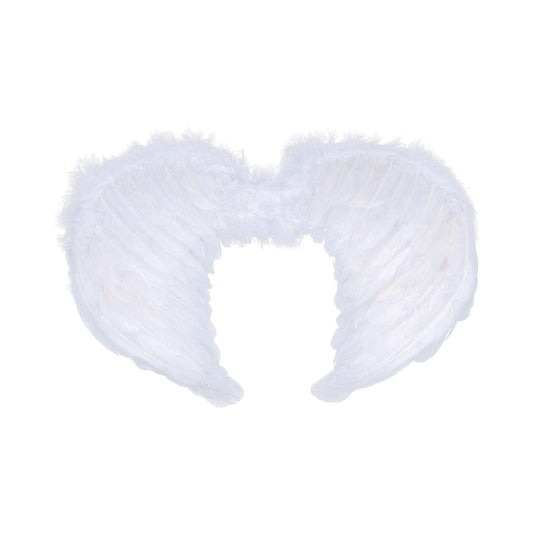 Mini White Feather Angel Wings - Labreeze