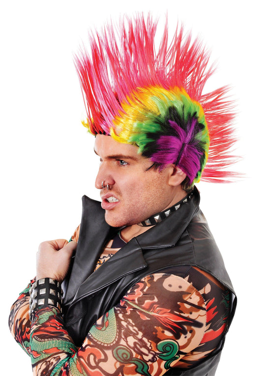 Mohican Multi-Coloured Wig - Labreeze